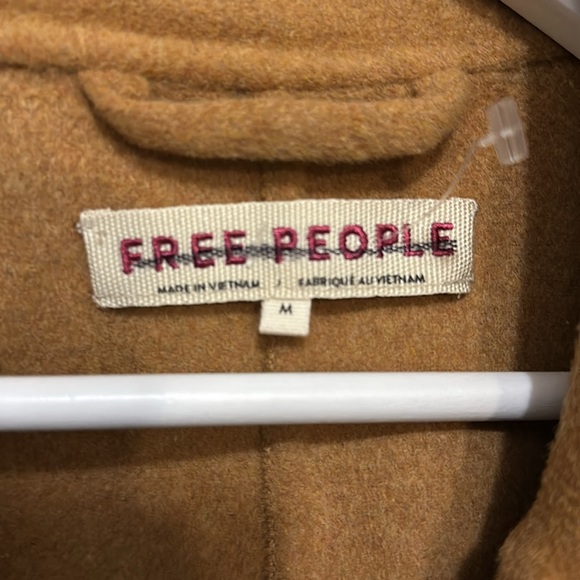 FREE PEOPLE ADORE YOU COAT in Tan NWOT - Picture 2 of 10